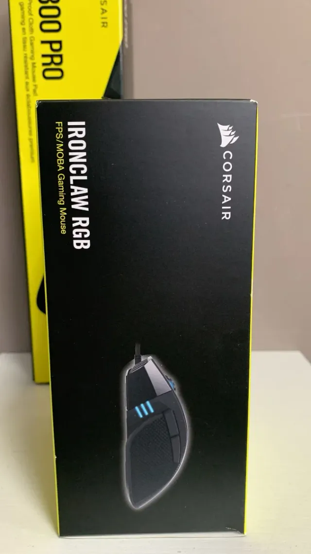 Ratón Gaming Corsair Ironclaw RGB Negro