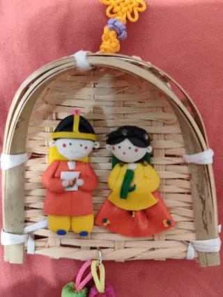 Colgantes Yeongikongi de Corea.