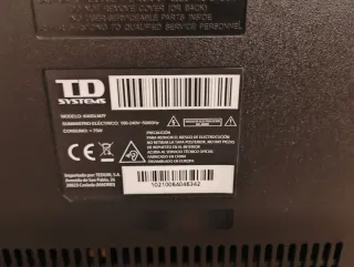 Televisión plana.SIYTEMS 43Purgadas.ModeloK40DLM7F