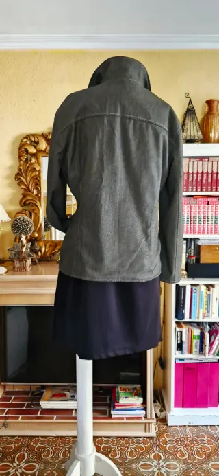 Chaqueta vaquera gris