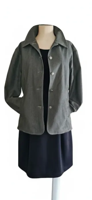 Chaqueta vaquera gris