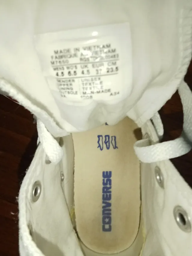 Botas Converse Blancas