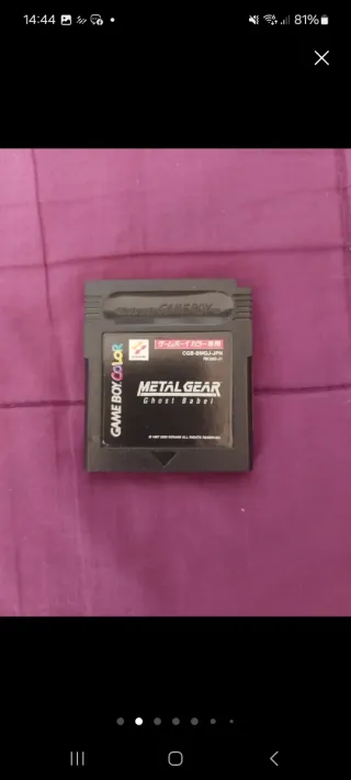 Metal Gear Ghost Babel Game Boy Color japonés