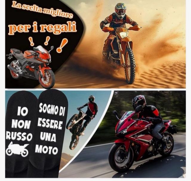 Calze divertenti uomo Io non russo