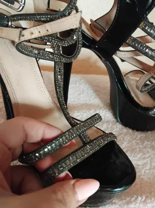 Sandalias Plataforma Tacón Alto