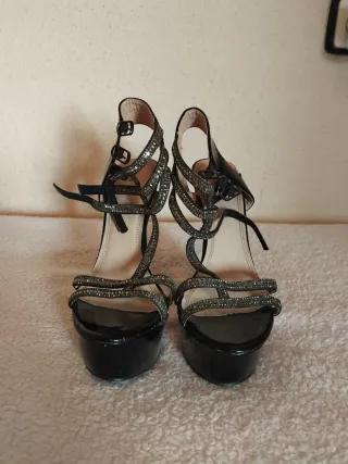 Sandalias Plataforma Tacón Alto