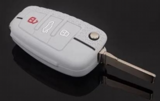 Funda silicona para llave coche 3 botones Audi