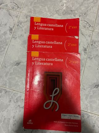 Lengua castellana y Literatura 2º ESO Vol 1, 2 y 3