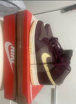 Nike Dunk High Beige/Morado