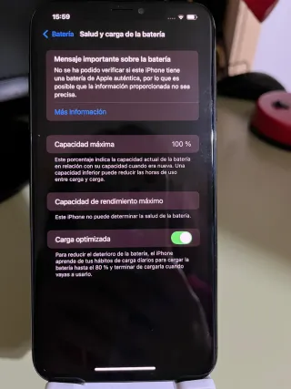 iPhone Xs Max Batería 100%