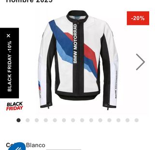 chaqueta Motorrad M blanca