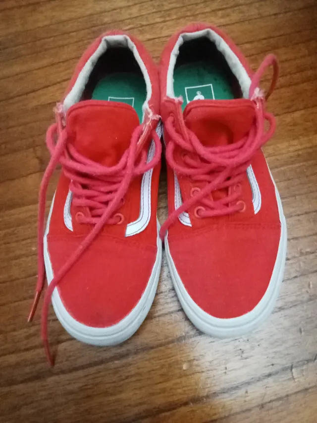 Zapatillas Vans Rojas Talla 38