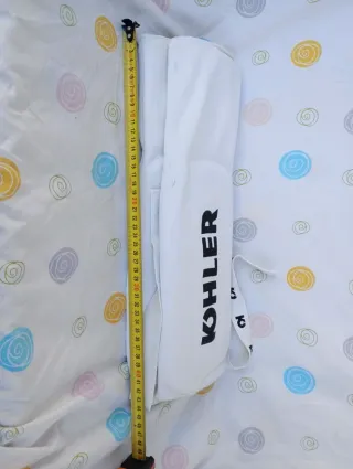 Joelheiras / caneleiras brancas da kohler