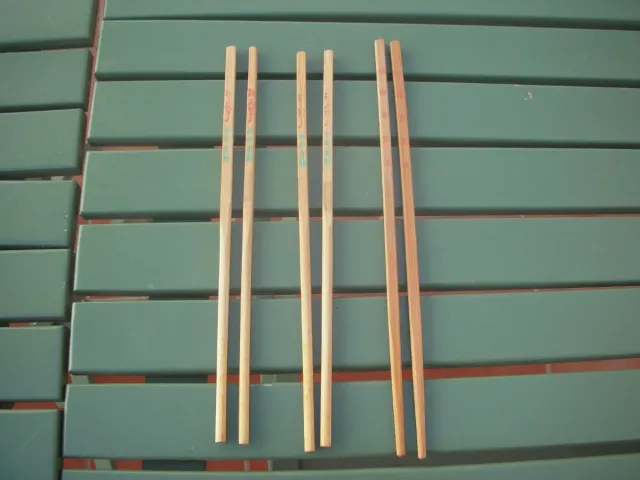 Bacchette cinesi in bambù con caratteri