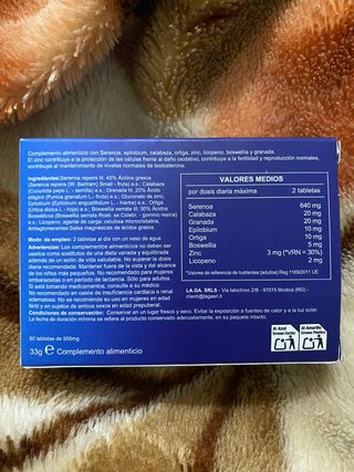 Prostaman Serenoa Repens 60 pastillas