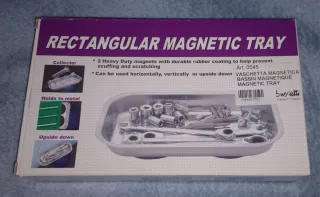 Bandeja Magnética Buzzetti Rectangular (240x140mm)