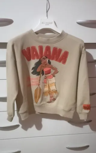 Felpa Disney Vaiana 7/8 anni 128cm