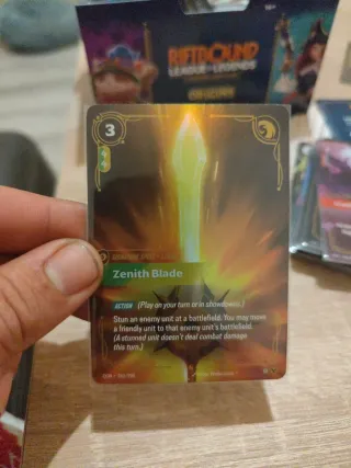 Carta Zenith Blade League of Legends