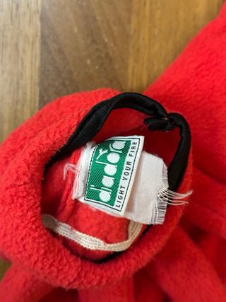 Guanti in pile Diadora Rossi