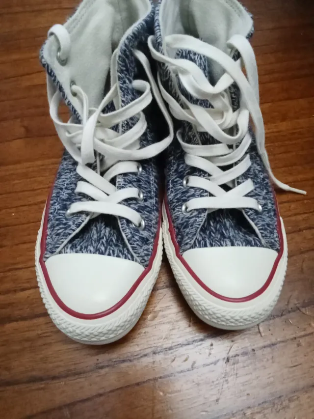 Botines Converse Lana Gris