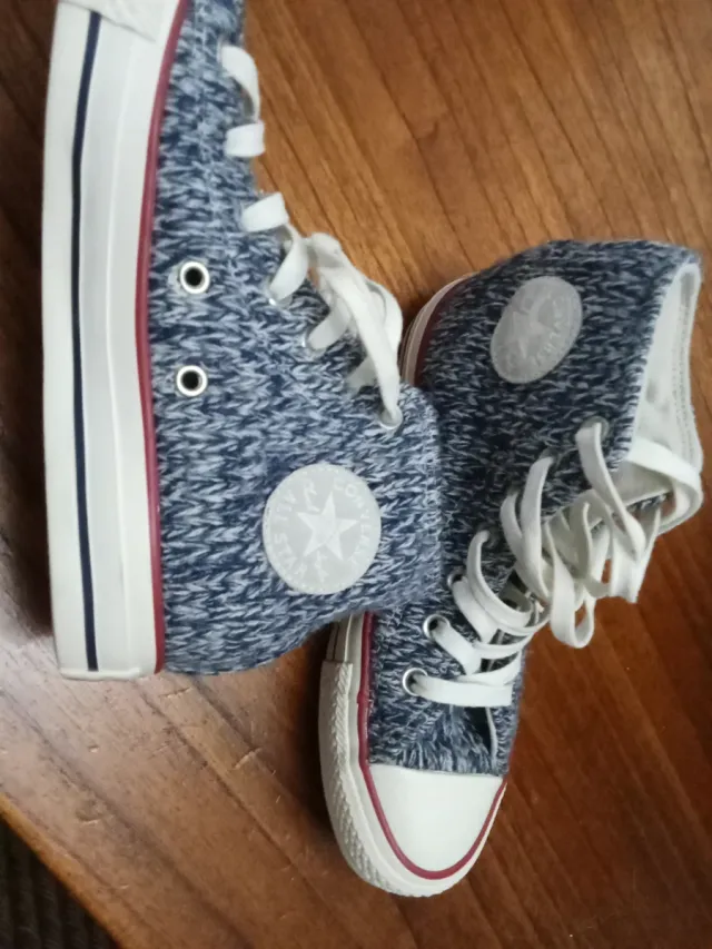 Botines Converse Lana Gris