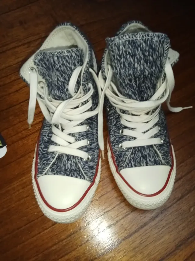 Botines Converse Lana Gris