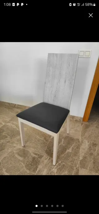 Conjunto mesa y sillas comedor