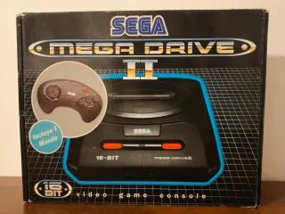 Consola Sega Mega Drive II en Caja.