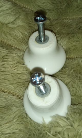 Tiradores de cerámica con diseño de mosaico