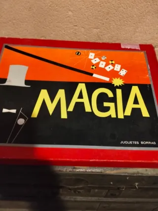 Juego de Magia Antiguo Juguetes Borras