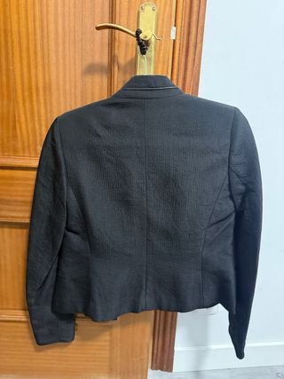 Americana Massimo Dutti Negra