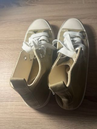 Zapatillas Lefties caña alta verde militar