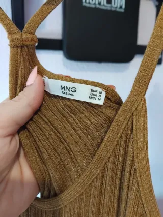 Conjunto Mango Marrón y Blanco