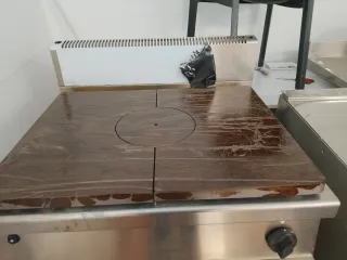 Cocina profesional plancha