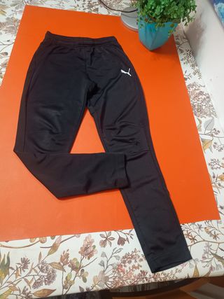 Pantalón Chándal Puma Niño Negro DryCell