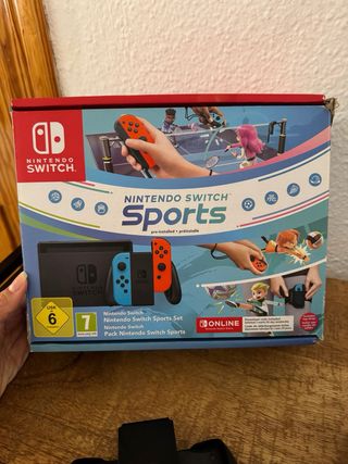 Nintendo Switch + Mario Kart 8 Deluxe + Sports