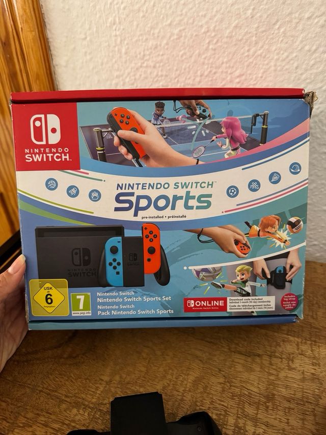 Nintendo Switch + Mario Kart 8 Deluxe + Sports