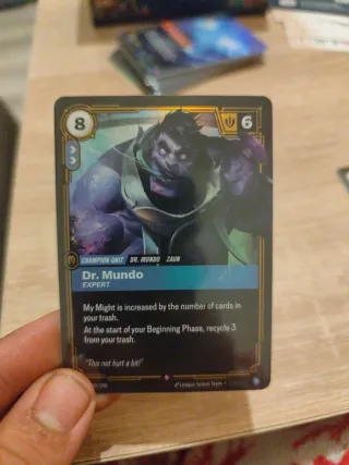 Carta Dr. Mundo League of Legends