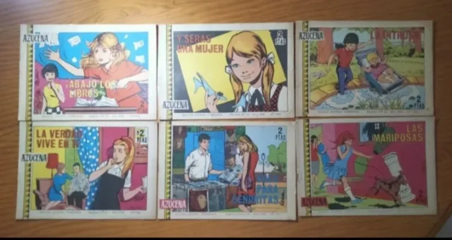 LOTE DE 98 COMICS ANTIGUOS ORIGINALES PARA CHICAS
