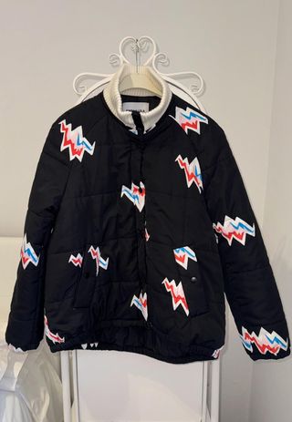 BIMBA Y LOLA CHAQUETA BOMBER NEGRA MUJER S