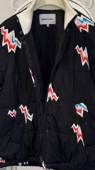 BIMBA Y LOLA CHAQUETA BOMBER NEGRA MUJER S