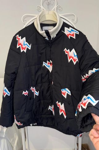 BIMBA Y LOLA CHAQUETA BOMBER NEGRA MUJER S