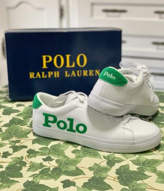 Zapatillas Polo Ralph Lauren Blancas y Verdes