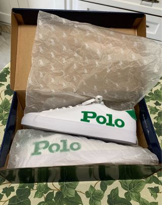 Zapatillas Polo Ralph Lauren Blancas y Verdes