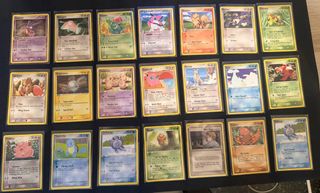 Lotto carte Pokémon Rosso Fuoco Verde Foglia