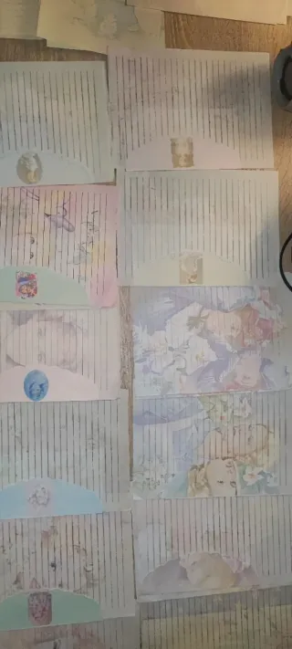 Cartas perfumadas con flores y gatitos a 2€ cada u