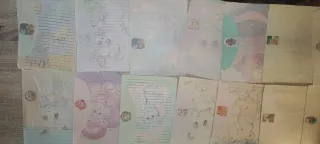 Cartas perfumadas con flores y gatitos a 2€ cada u