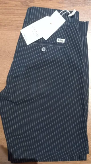 LOIS JEANS Pantalones Rayas Negras