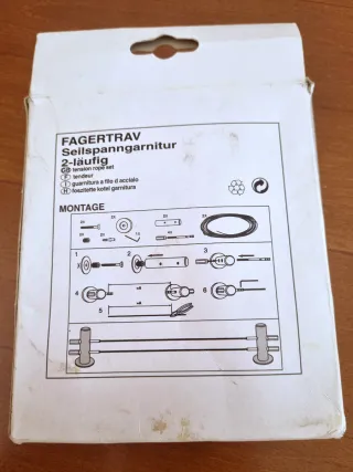 Ikea FAGERTRAV Kit Cortina Acero Inoxidable
