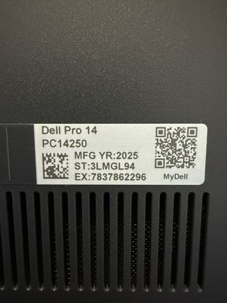 Dell Pro 14 PC 14250 Negro